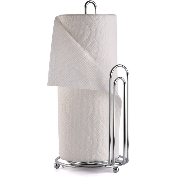 Rebrilliant Stainless Steel Freestanding Paper Towel Holder & Reviews